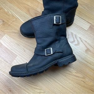 UGG Australia Rockville II Boots Black Rugged Leather Men’s Size 11 S/N 3040